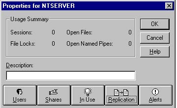 Shares in Server Manager
